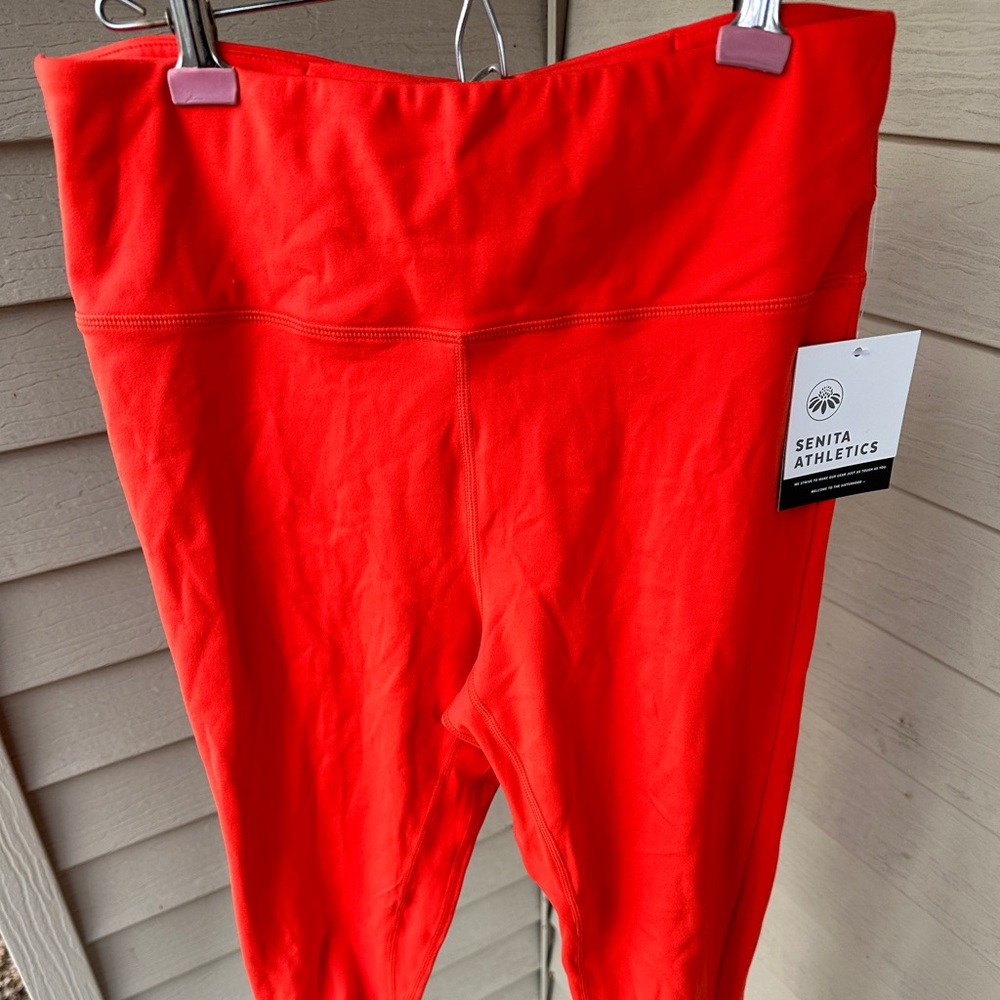 Senita Athletics Skin Annie Leggings, Poppy, Large